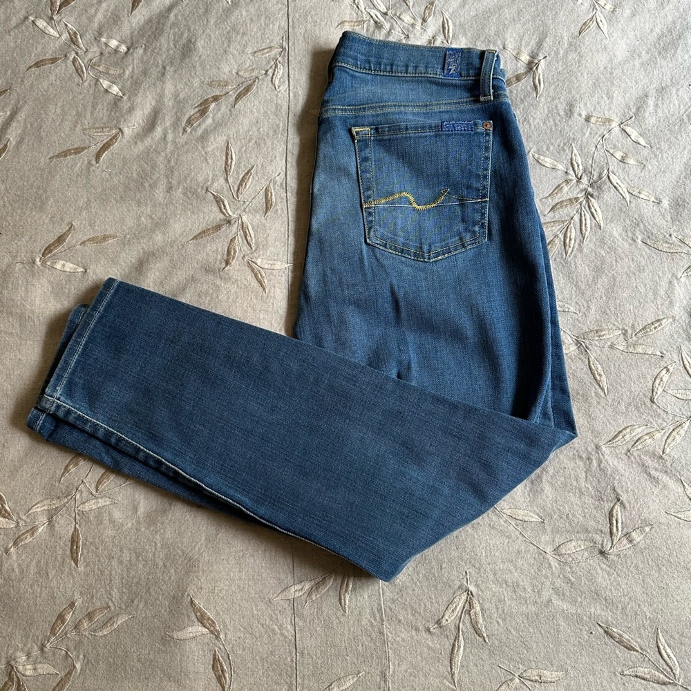 7 For All Mankind Cropped Gwenevere Jeans